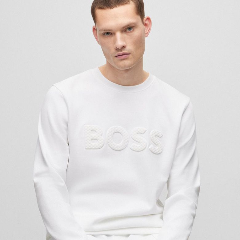 BOSS 살보컴포트 긴팔티(50488825100) 남자 긴팔 라운드 티셔츠
