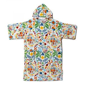 서핑 판초 WHITE RAINBRO