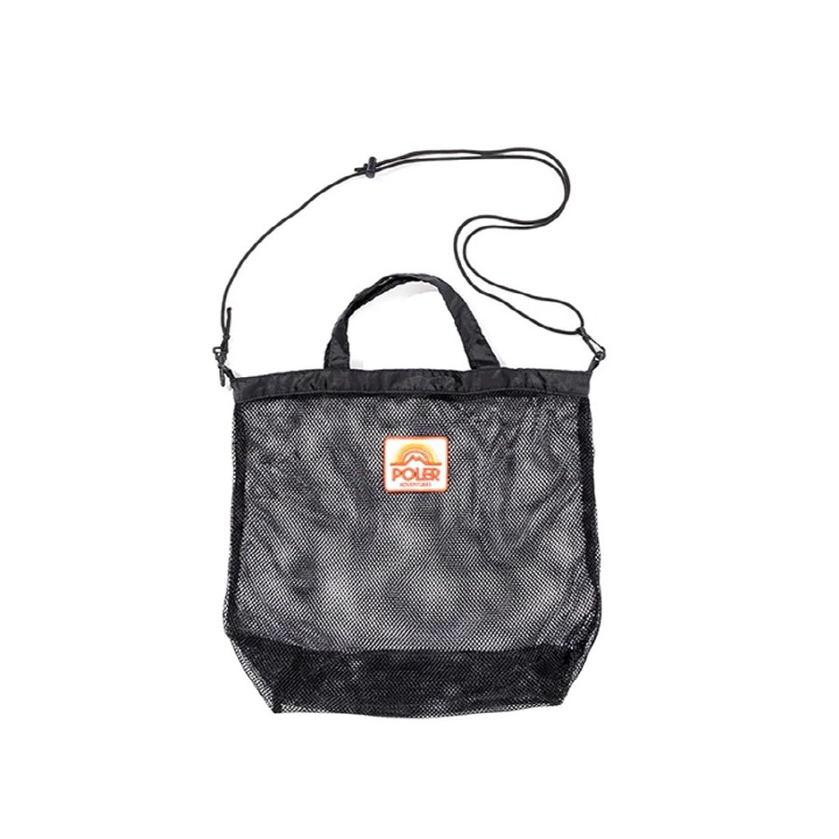 폴러스터프(POLERSTUFF) 메쉬 패스 숄더백 BLACK