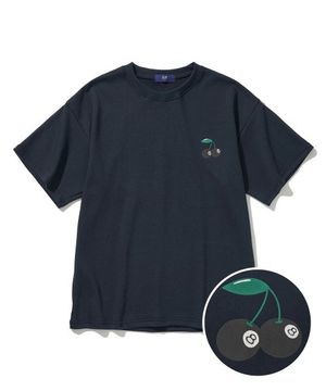 체리에잇볼 크랙바인더 반팔 (네이비)