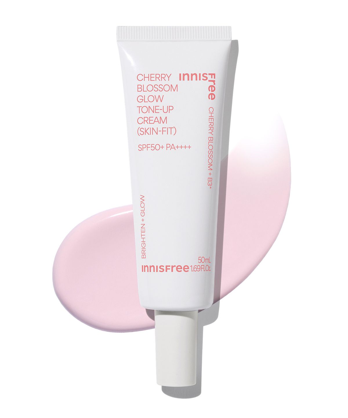 이니스프리(INNISFREE) 왕벚꽃 글로우 스킨핏 톤업 크림  SPF50+ PA4+ 50mL