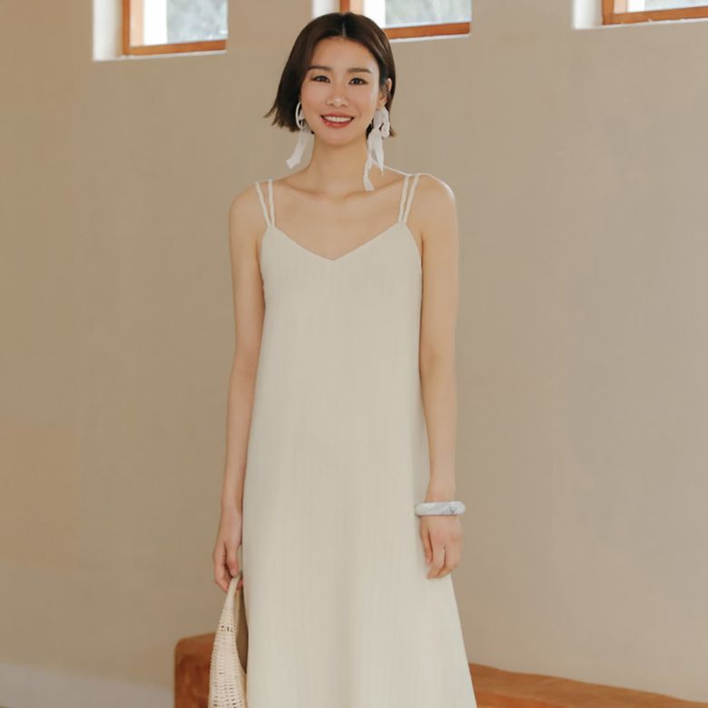 LS_Fairy tassel sleeveless dress