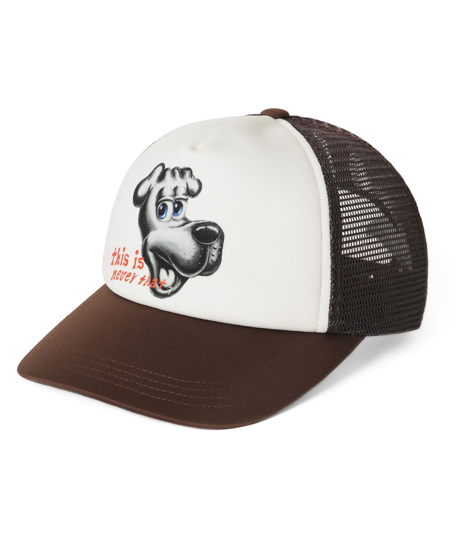 MUSINSA公式 | thisisneverthat TNT Dog Mesh Trucker Cap Brown