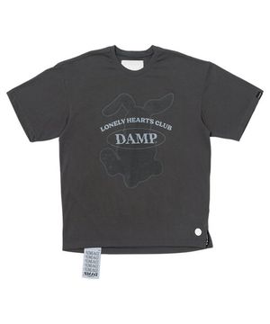 LONELY HEART RABBIT CLUB 반팔티_차콜