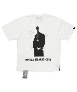 LONELY HEART CLUB 반팔티_화이트