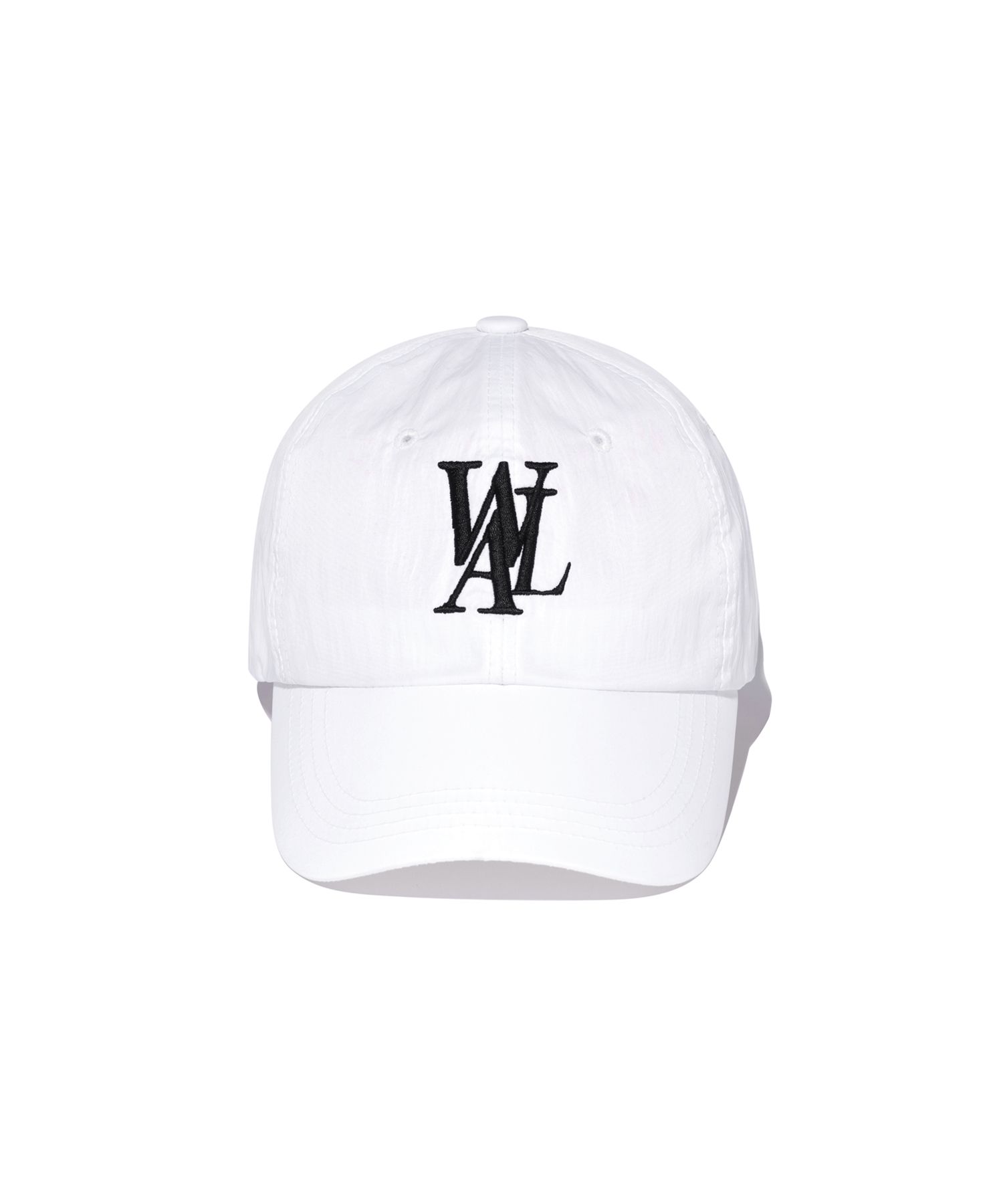 [WOOALONG]★ Signature Nylon Ball Cap (White Logo) MUSINSA | WOOALONG Signature Logo ball cap_NYLON WHITE