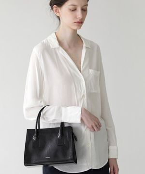 LOTA square leather tote bag 2 color