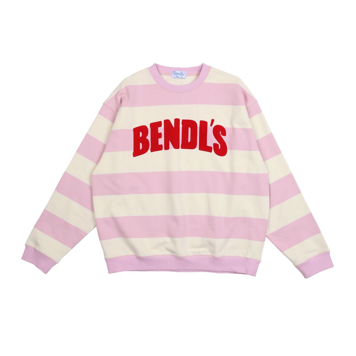 벤들스(BENDLS) 스트라이프 스웻셔츠 -핑크