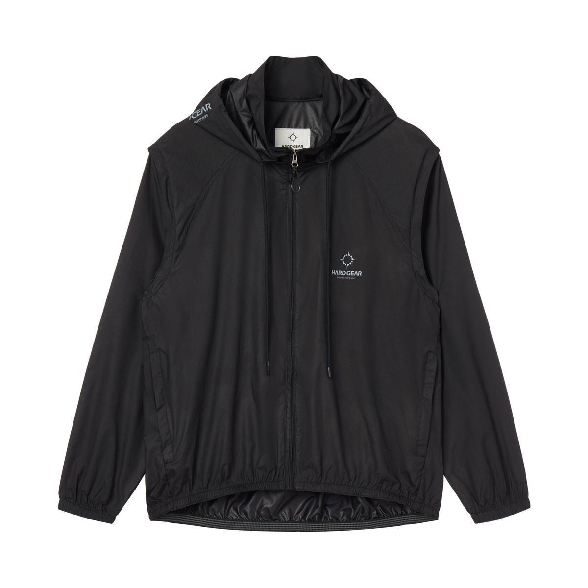 하드기어 어패럴(HARDGEAR APPAREL) 디테쳐블 윈드브레이커 블랙