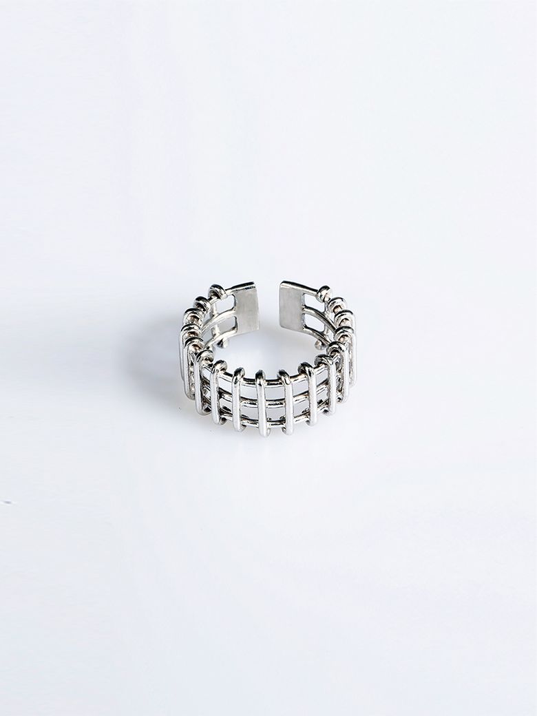 Mesh Ring - silver