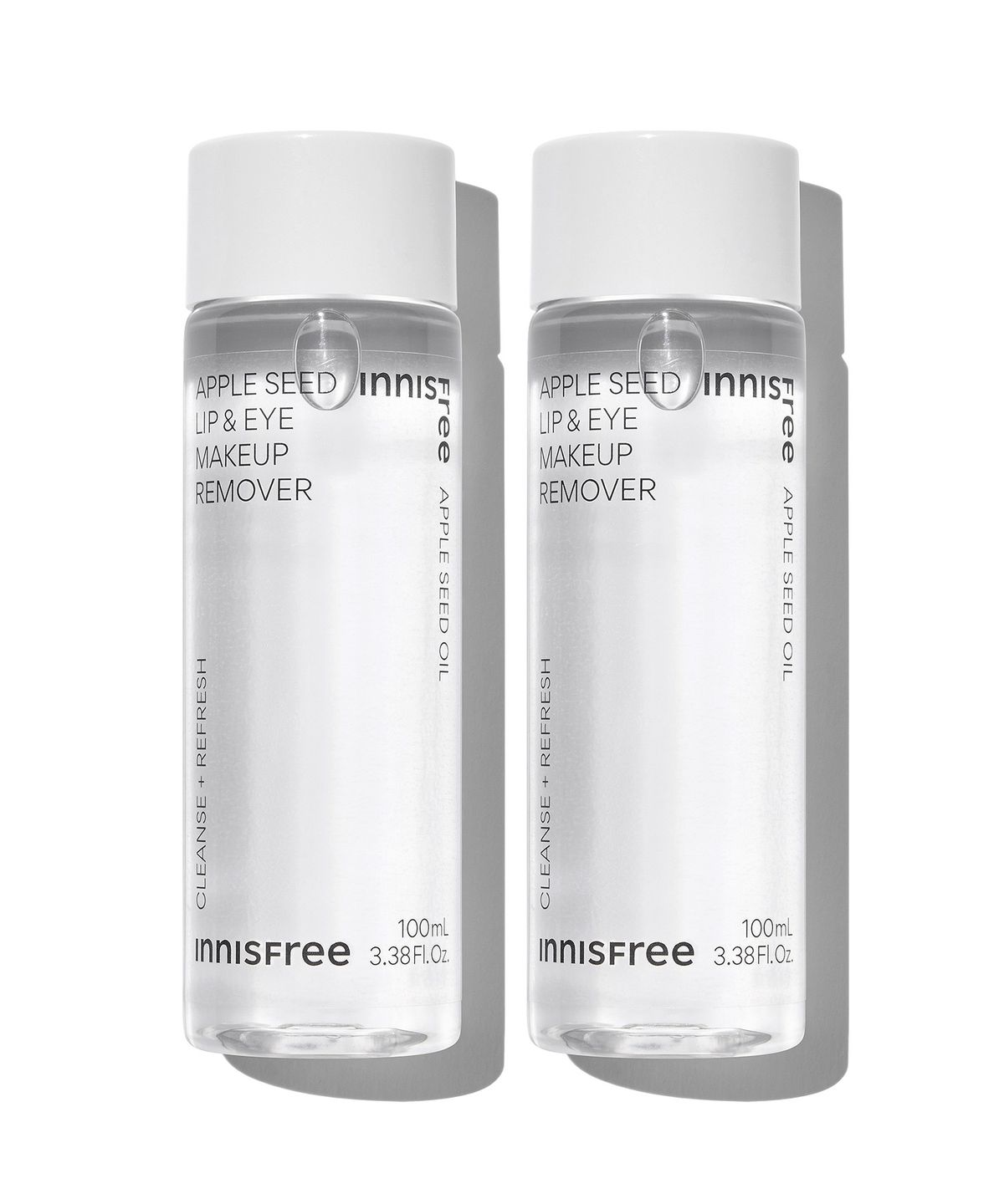 이니스프리(INNISFREE) 애플씨드 립앤아이 메이크업 리무버 100mL 2개