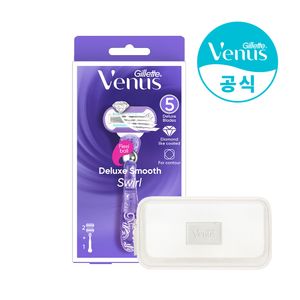 비너스 스월 면도기 핸들 1입 + 면도날 2입 + 비너스 메쉬파우치 증정