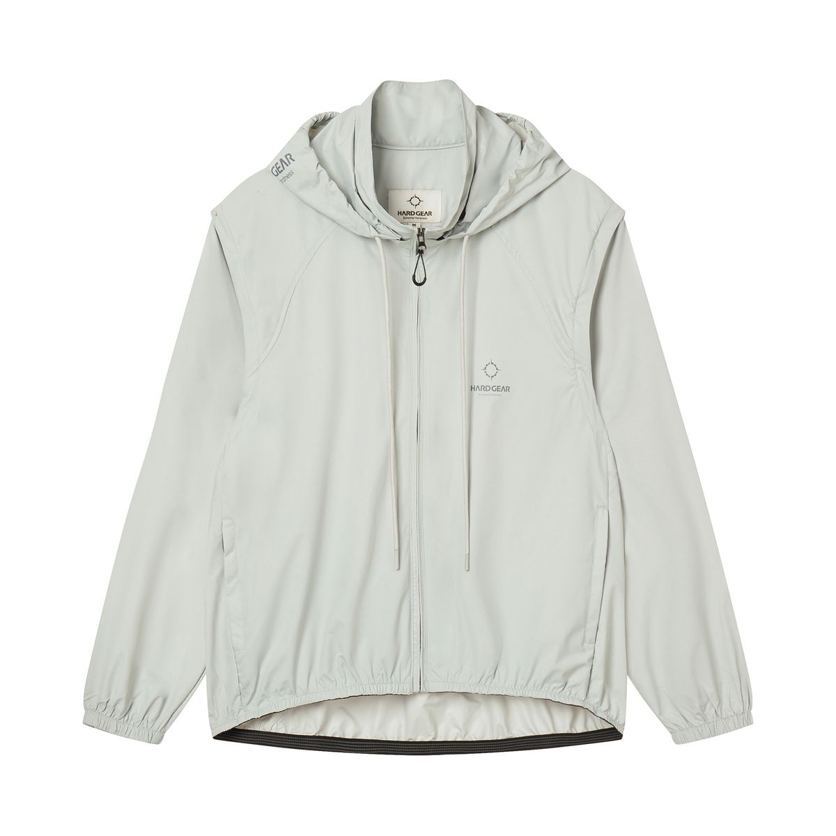 하드기어 어패럴(HARDGEAR APPAREL) 디테쳐블 윈드브레이커 라이트그레이