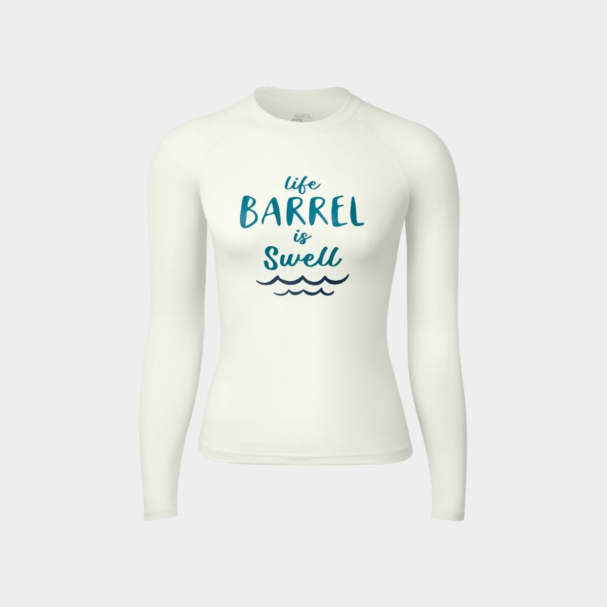 배럴(BARREL) 우먼 바이브 스웰 래쉬가드 아이보리 (B3SWWRG004IVR)