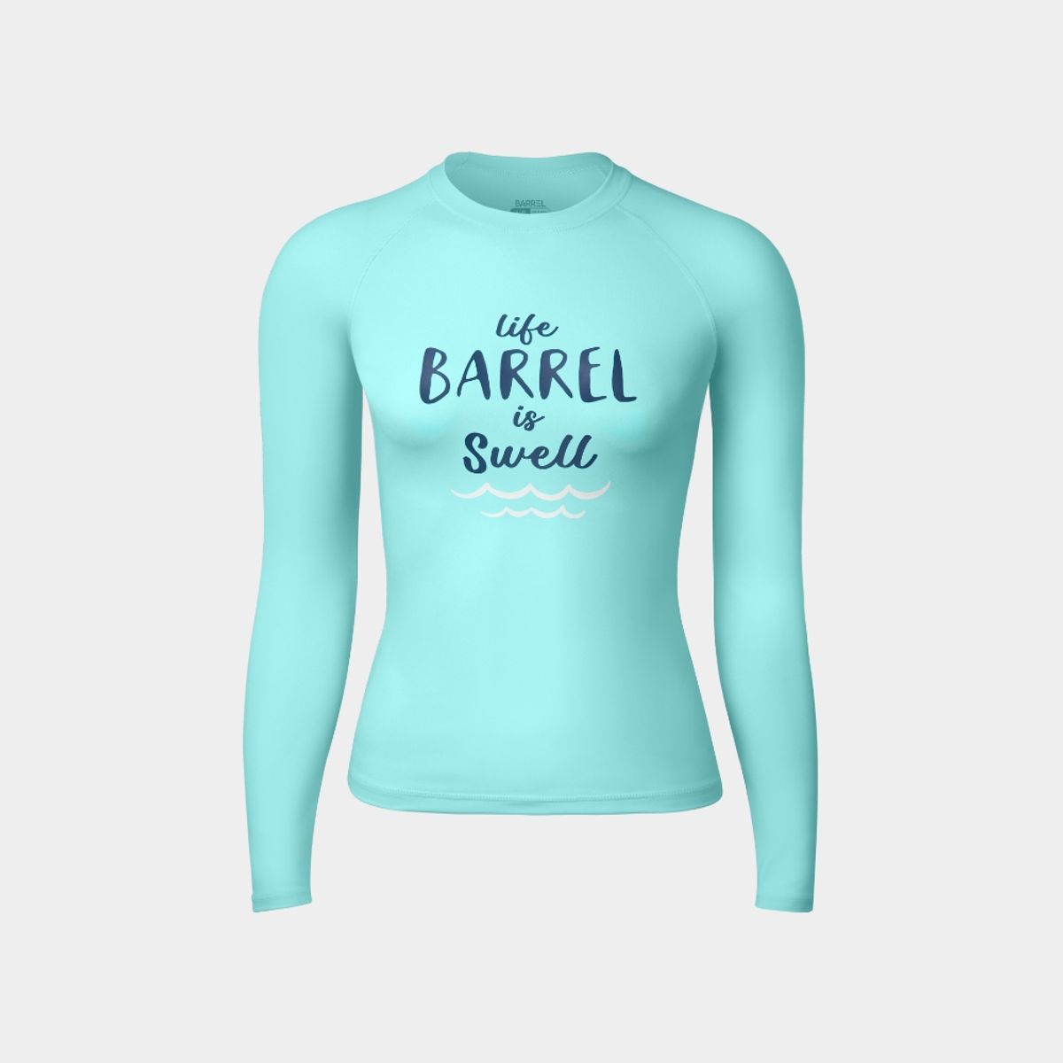 배럴(BARREL) 우먼 바이브 스웰 래쉬가드 민트 (B3SWWRG004MNT)