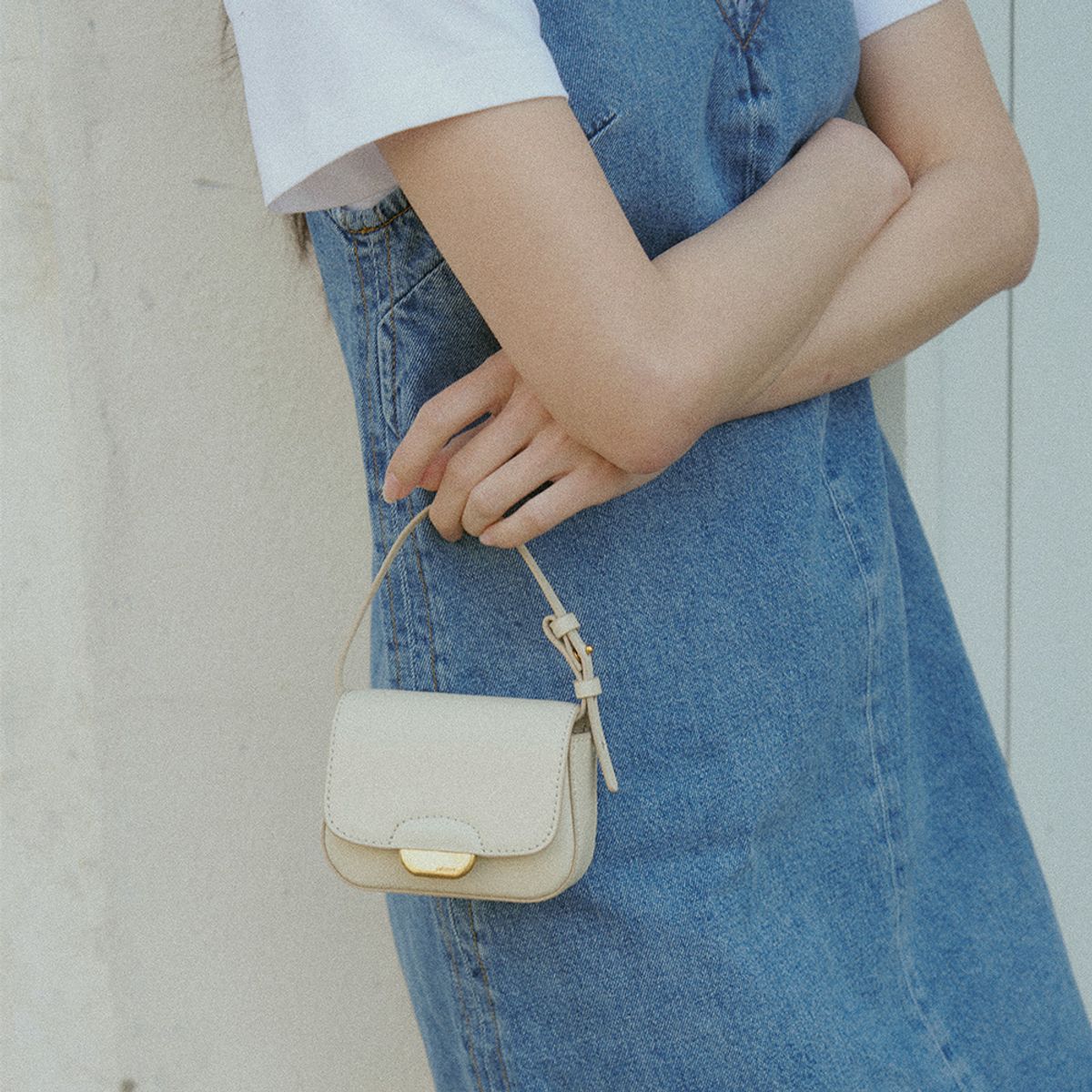 르아보네(LE ABONNE) WALLET BAG_CREAM BEIGE