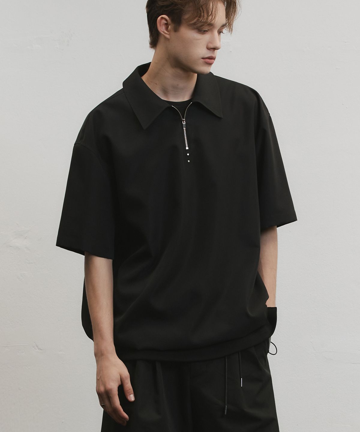 half zip up | No.1 K-fashion Store MUSINSA
