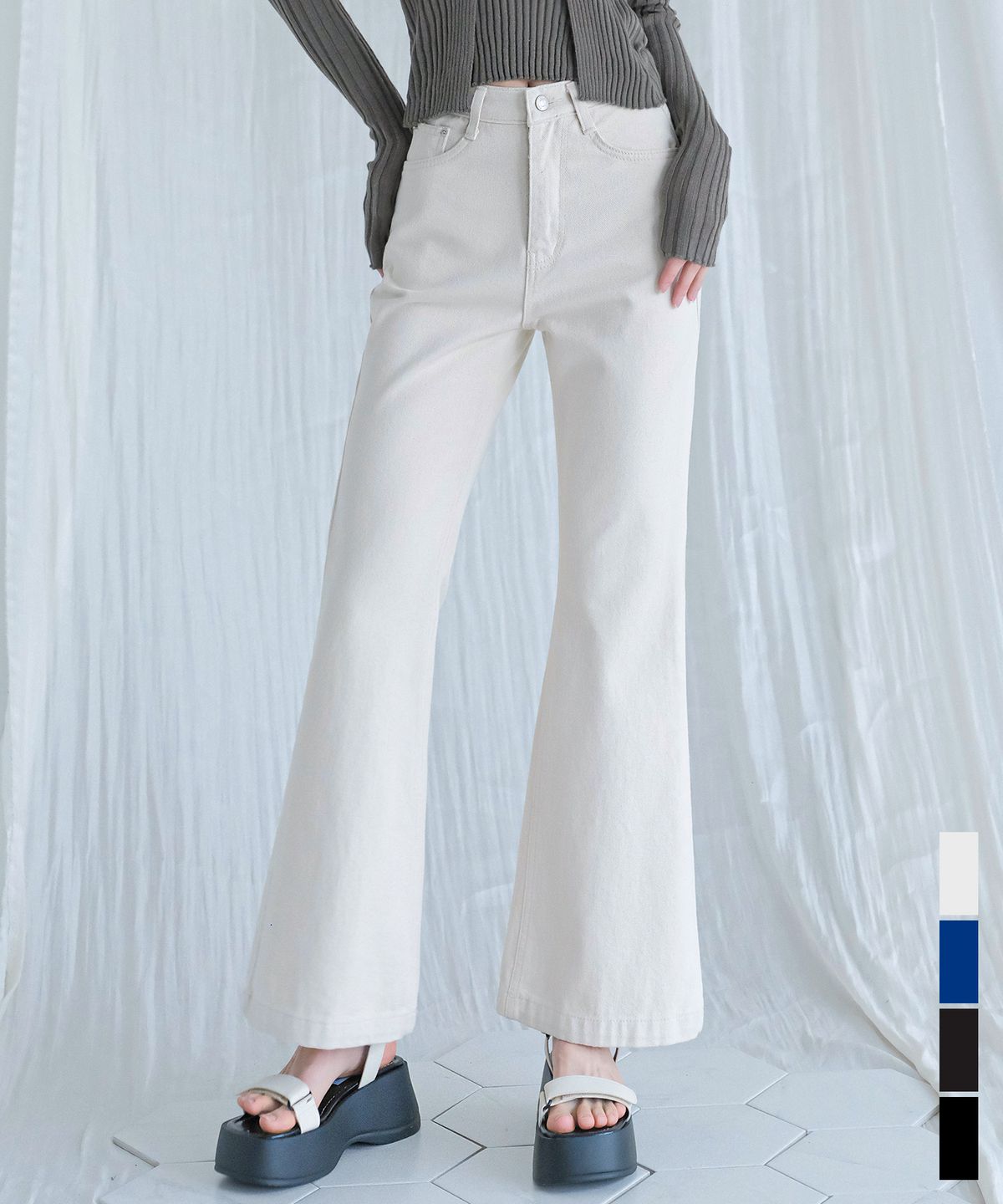 어반드레스(AVANDRESS) Stitch Bootscut Pants - 4COL