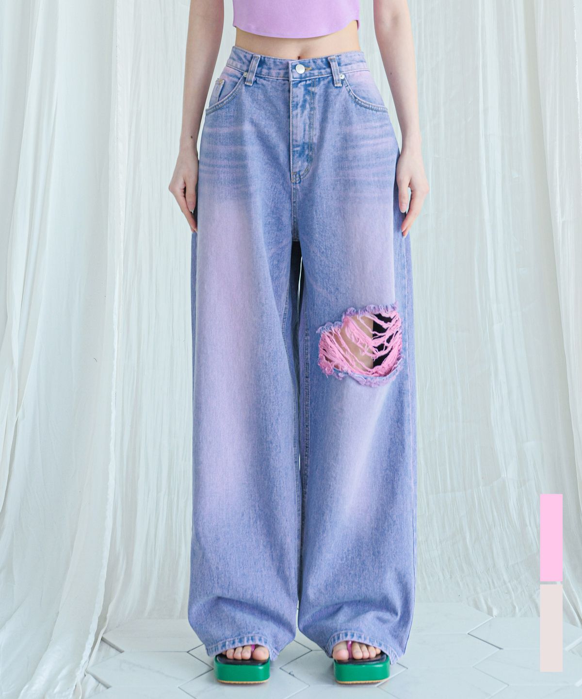 어반드레스(AVANDRESS) This is wide pants VINTAGE PINK