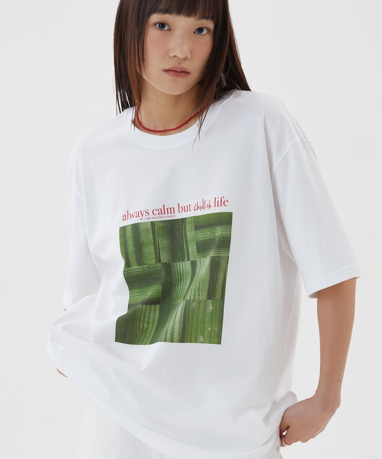 【MCNCHIPS X FOGBOW】Cactus tee MCNCHIPS X FOGBOW Cactus tee - MCNCHIPS®