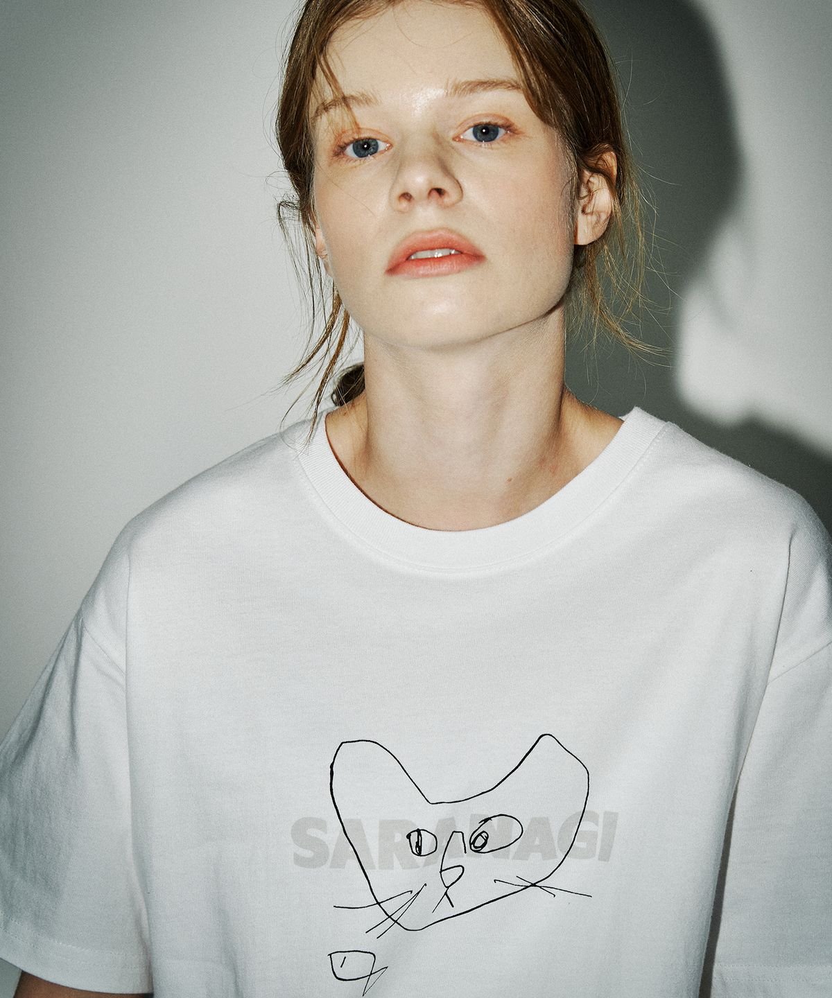 사라나기(SARANAGI) SE05-DOODLE TSHIRT WHITE