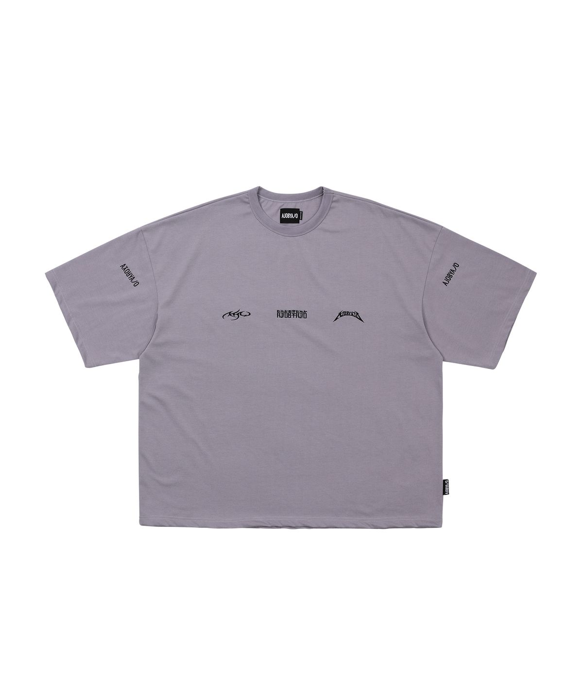 아조바이아조(AJOBYAJO) Total Logo T-Shirt [GREY]