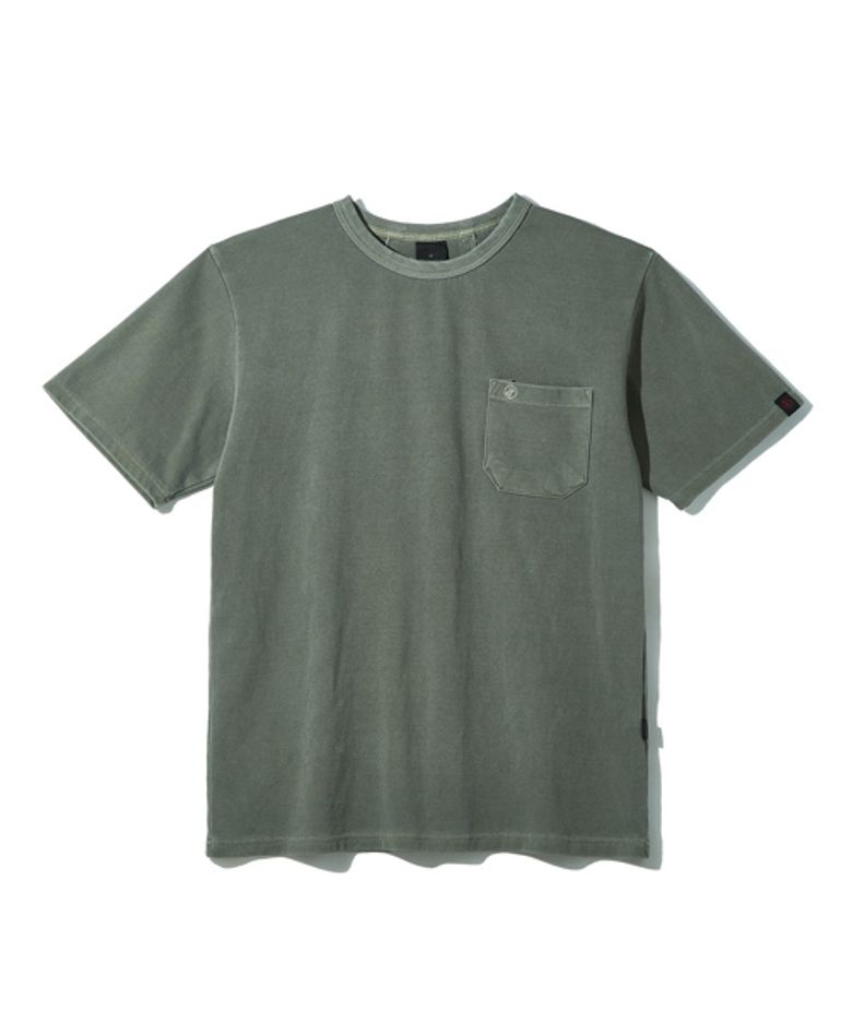 피그먼트 포켓 BCT 오버핏 반팔 티셔츠 (Khaki)