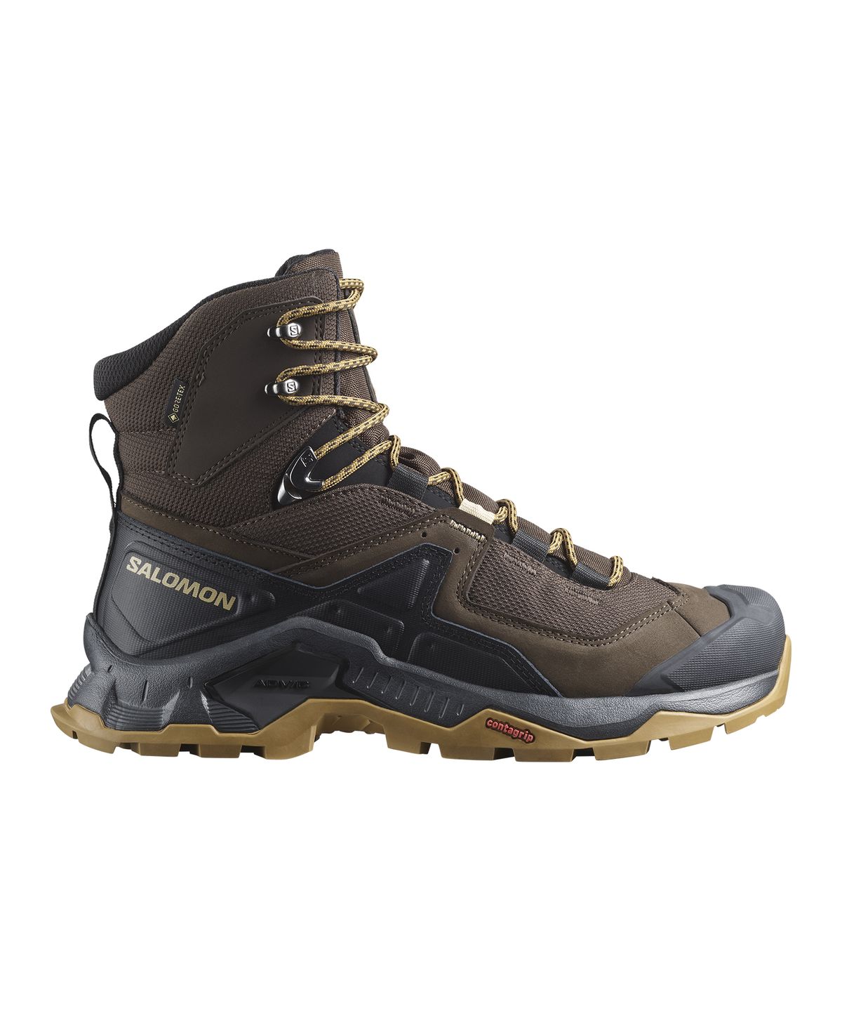 살로몬(SALOMON) 퀘스트 엘리먼트 GTX - 델리시오소:블랙:듈 골드 / L47216100