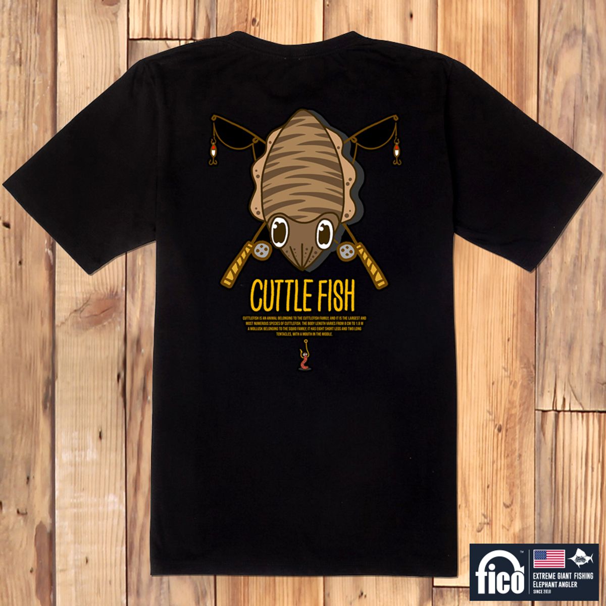 돌돌(DOLDOL) FICO_tshirts-115 익스트림 낚시 브랜드 피코 시즌2 캐릭터 그래픽 디자인 티셔츠
