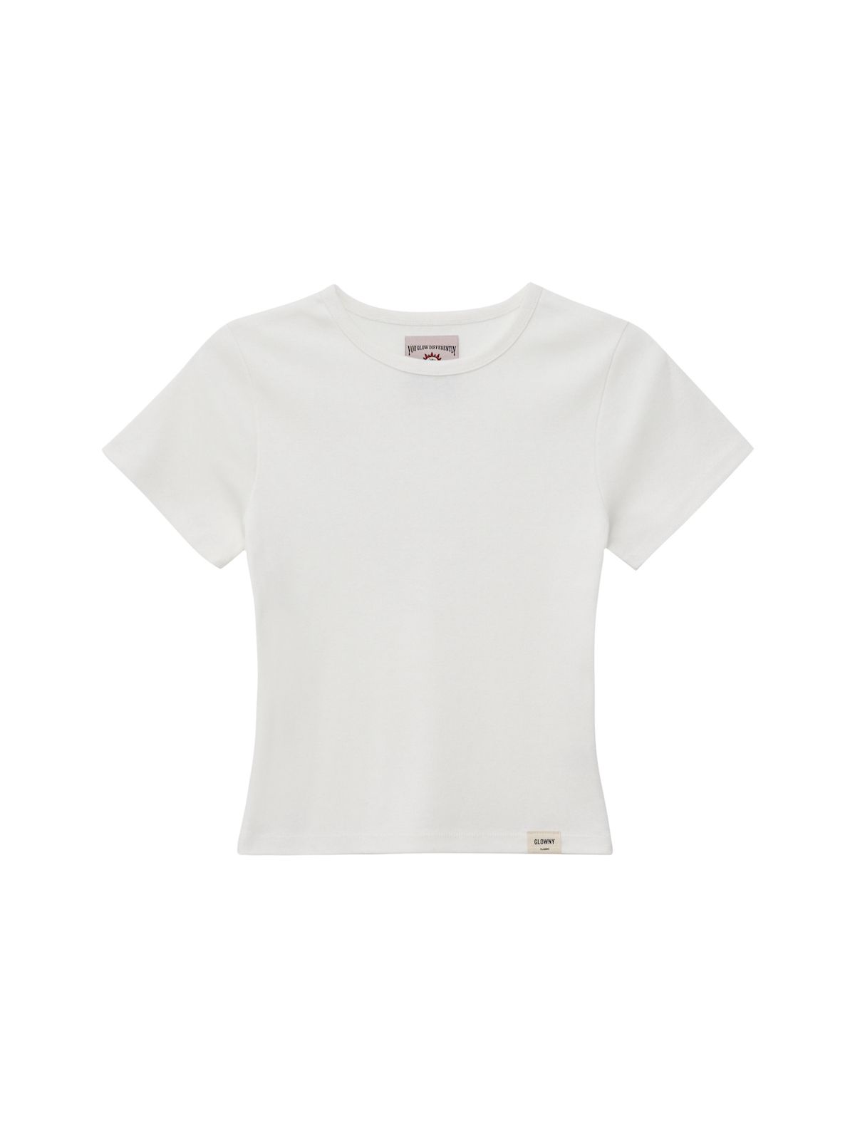 글로니(GLOWNY) G BABY TEE (WHITE)