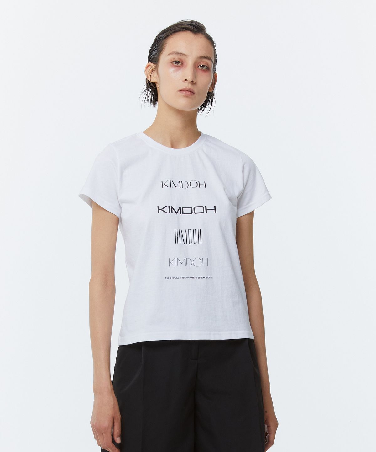 킴도(KIMDOH) CLASSIC LOGO TOP WHITE