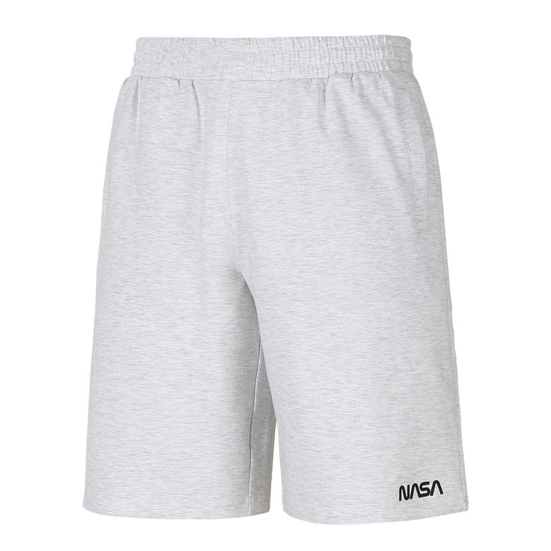 남녀공용 스웨이트 5부 면 반바지 밴딩 숏팬츠 MENS SWEAT SHORTS [멜란지화이트]