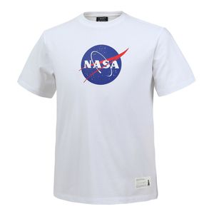 남녀공용 트레이닝 면혼방 라운드 반팔티 면티셔츠 [화이트]