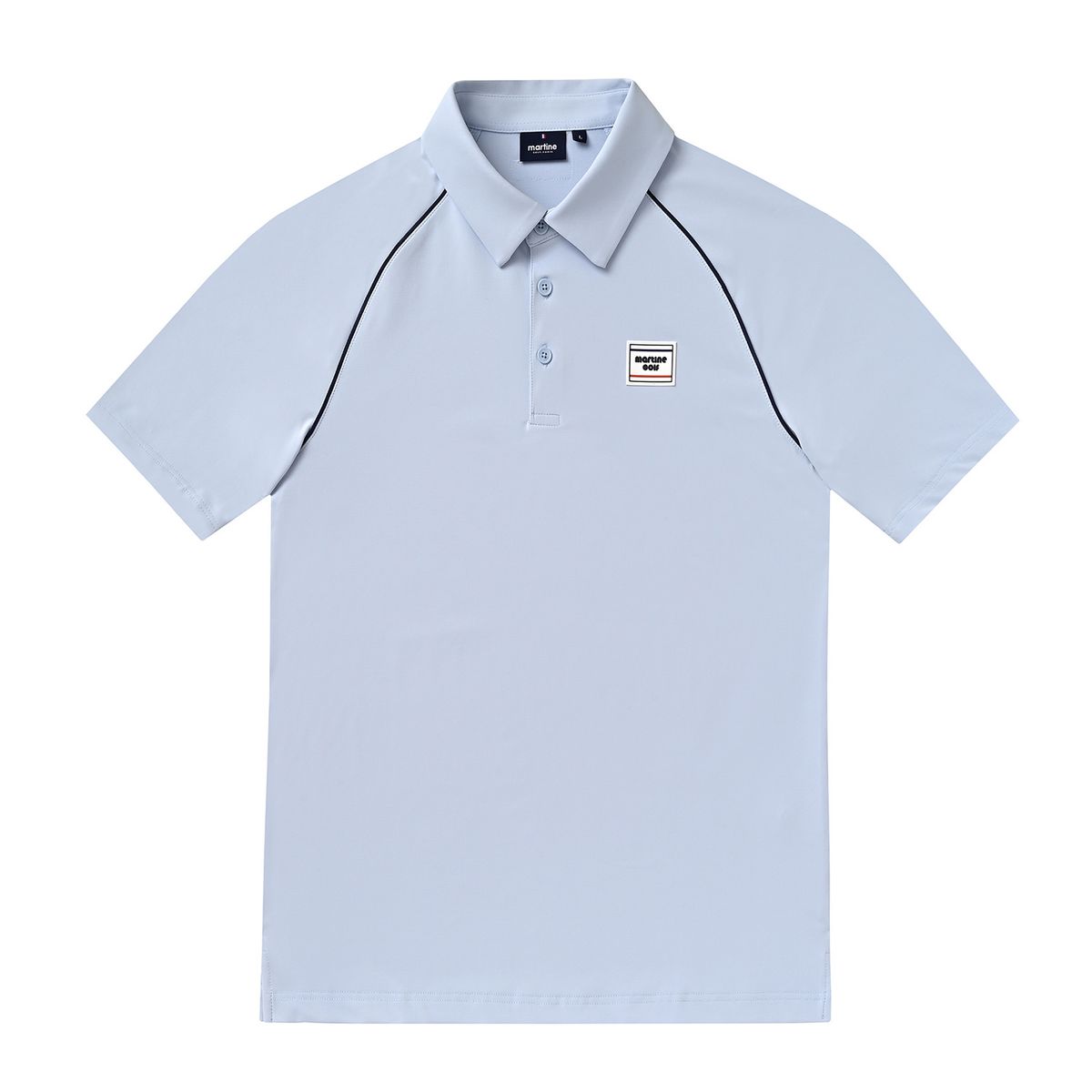 마틴골프(MARTINE GOLF) Stretch Raglan Polo Shirts_S/Blue (Men)