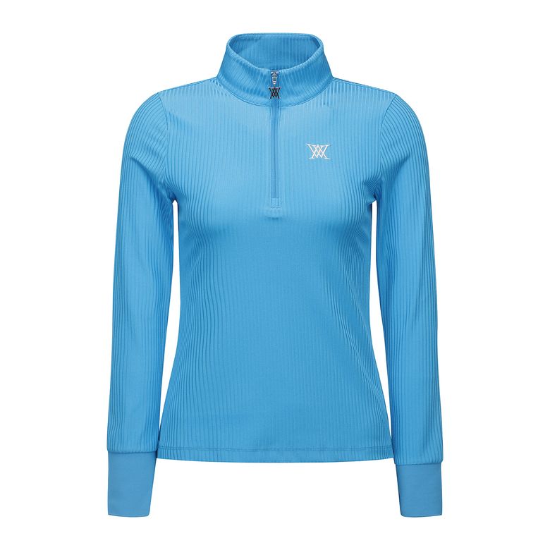 WOMEN ZIPPER POINT GOLGI LONG T-SHIRT_LB