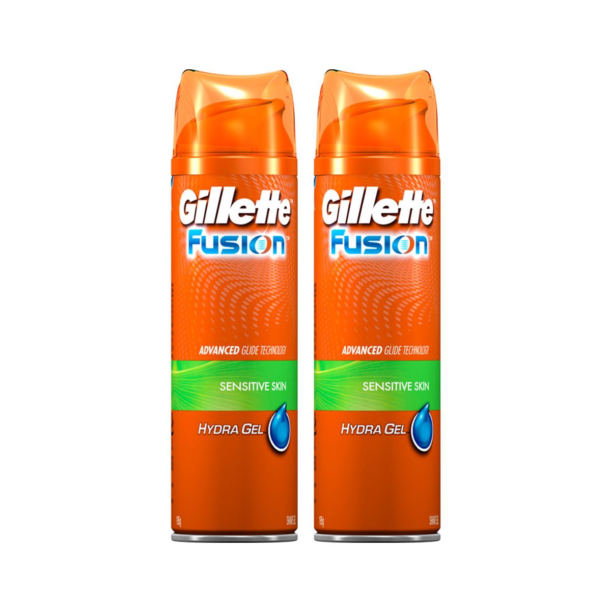 질레트(GILLETTE) 면도젤 퓨전 하이드라젤 센서티브 스킨 195g 2개
