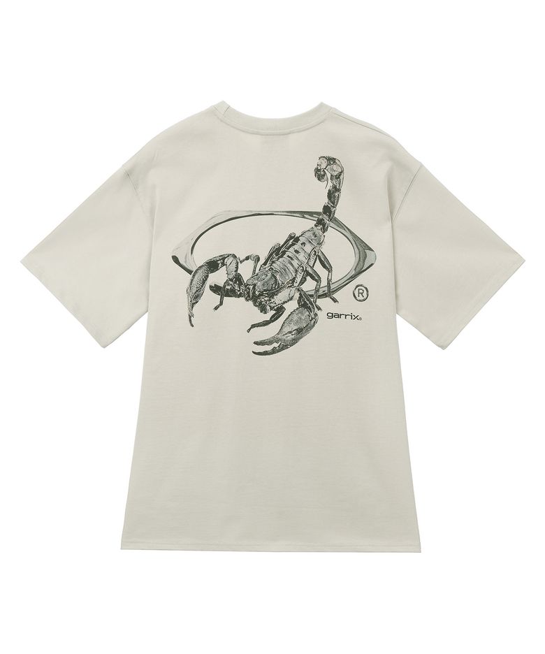 METAL Scorpion PRINT T-shirts (Light Khaki)