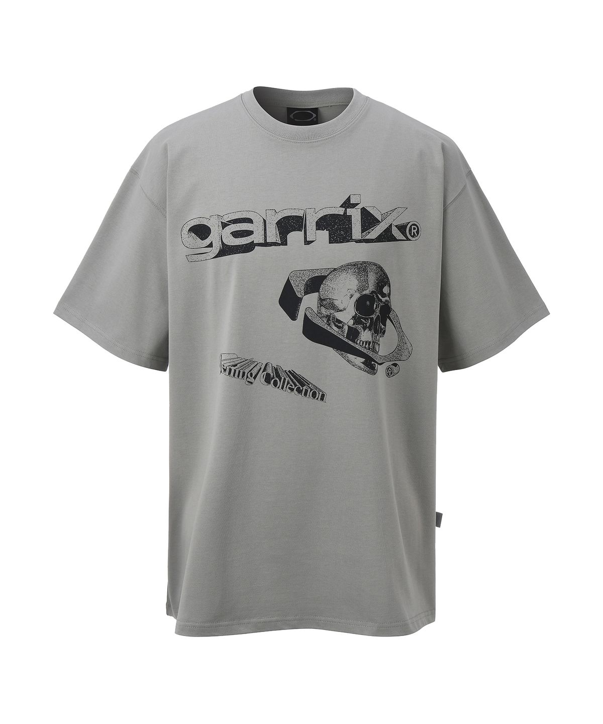 가릭스(GARRIX) Skull 3d T-shirts (Gray)