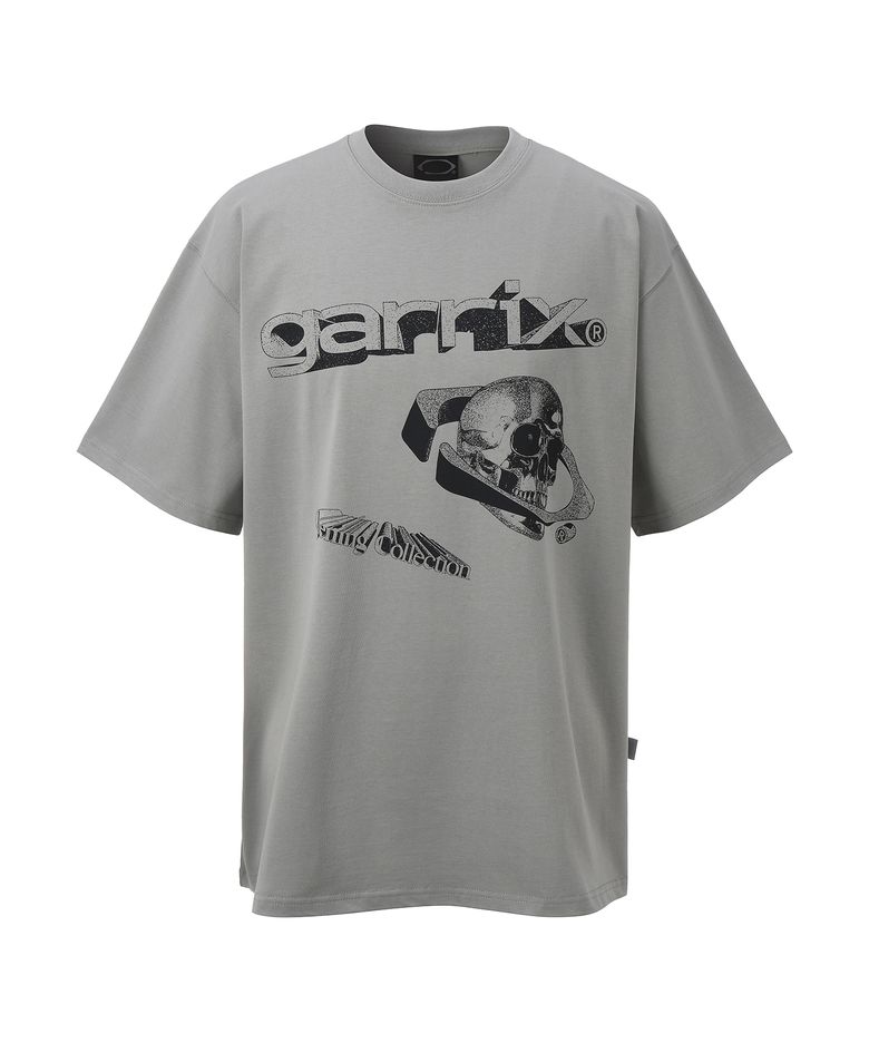 Skull 3d T-shirts (Gray)