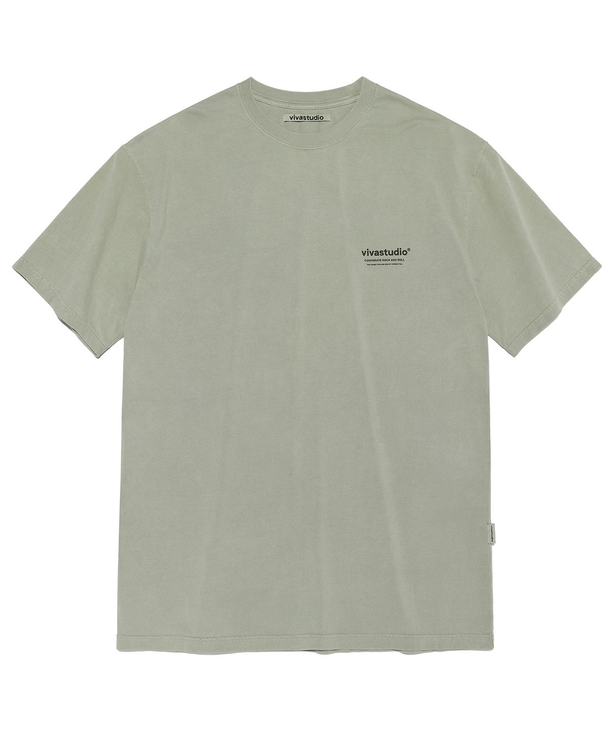 비바스튜디오(VIVASTUDIO) LOCATION SHORT SLEEVE [DYED KHAKI]
