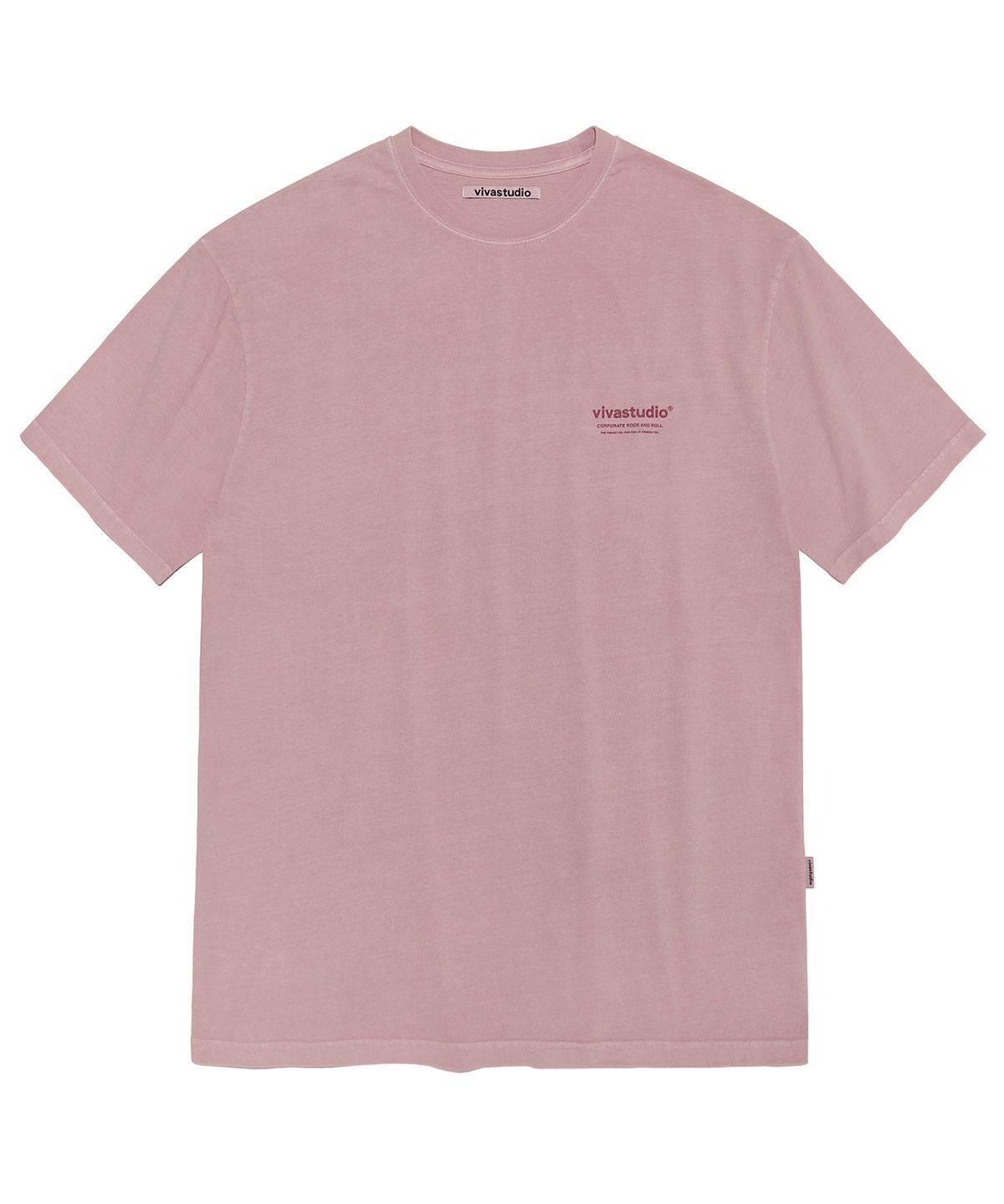 비바스튜디오(VIVASTUDIO) LOCATION SHORT SLEEVE [DYED PINK]