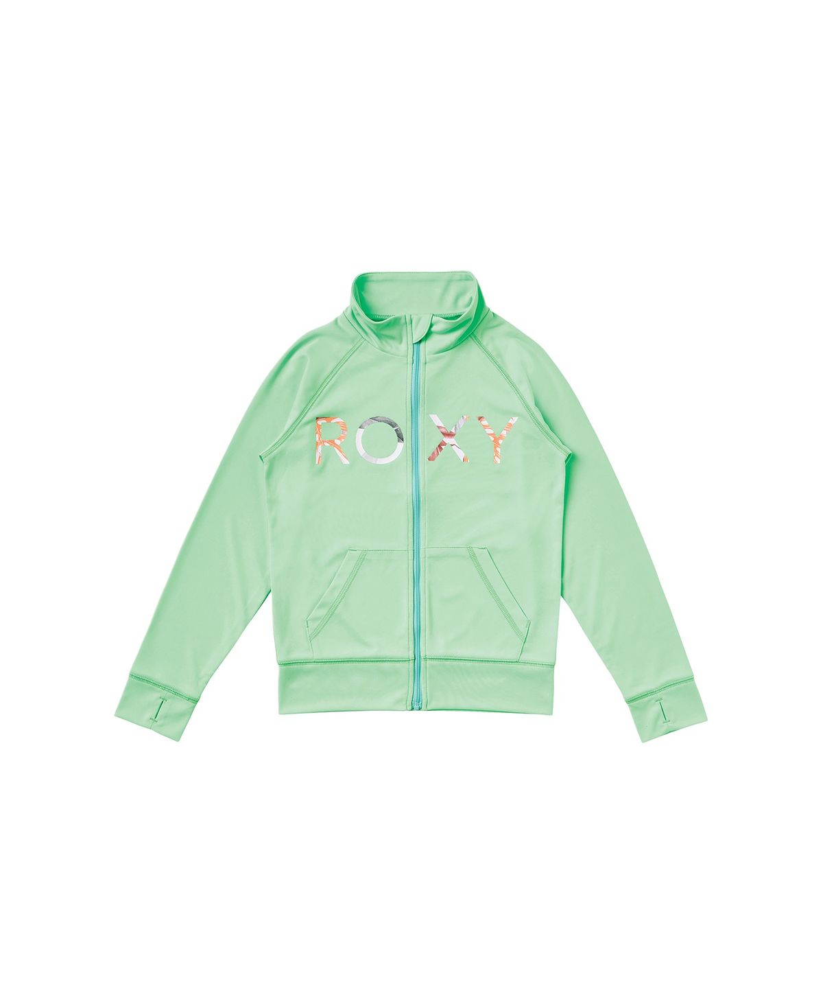 록시 키즈(ROXY KIDS) 키즈 미니 머메이드 로고 집업 래쉬가드 MIN