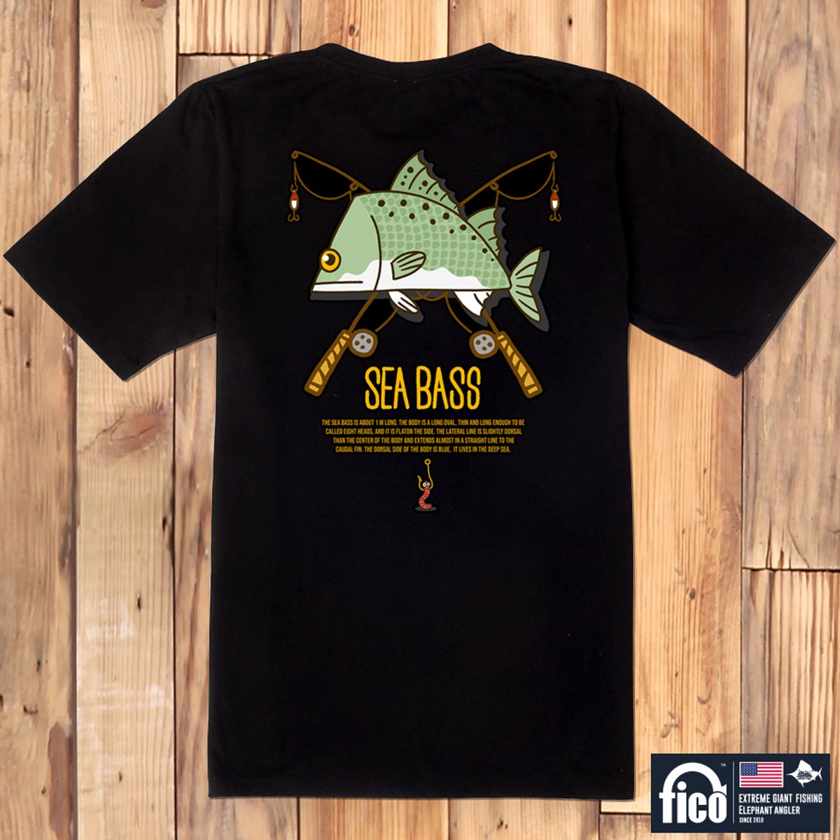 돌돌(DOLDOL) FICO_tshirts-118 익스트림 낚시 브랜드 피코 시즌2 캐릭터 그래픽 디자인 티셔츠