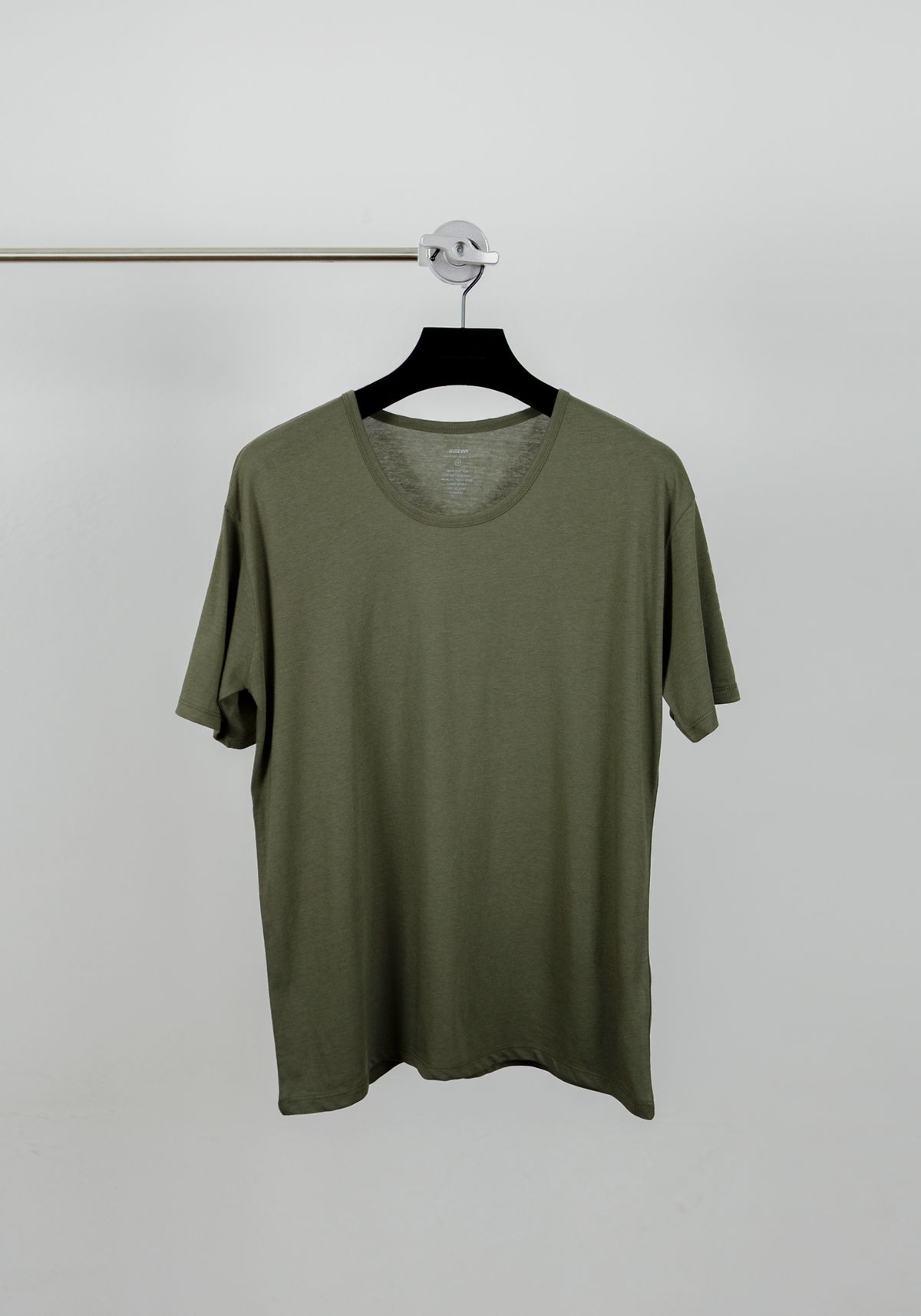 고저(GOZER) UNDER HALF T-SHIRT_KHAKI