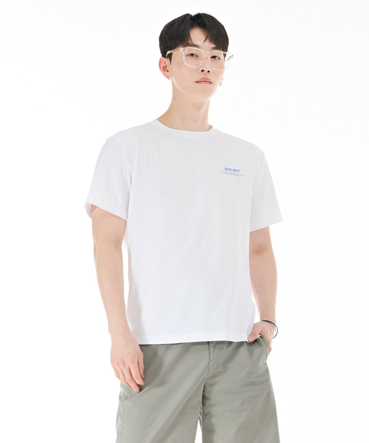 체이스컬트(CHASECULT) 남성 레터링 쿨 반팔 티셔츠-CCRK5826E01