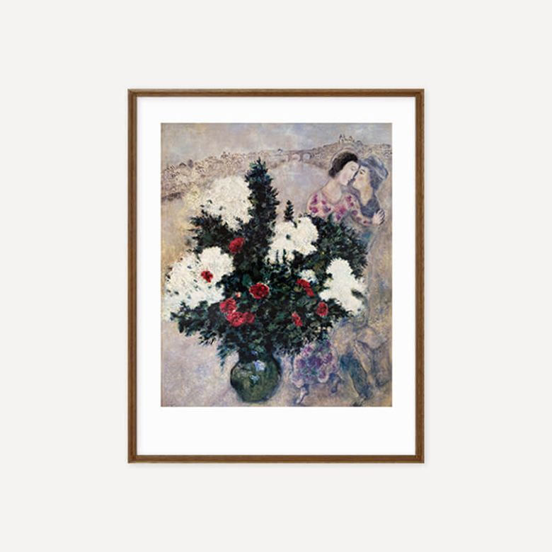 마르크 샤갈 White Lilacs (액자 포함)