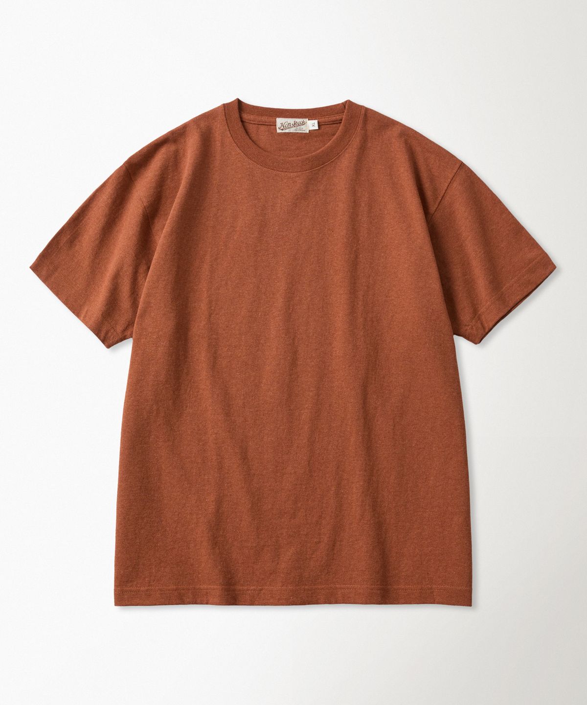 브론슨(BRONSON) 9oz USA Cotton Tubular Tee Orange Red