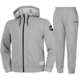 남녀공용 스탠다드 스웨트  후드집업 자켓 +조거팬츠 상하세트 [라이트멜란지]