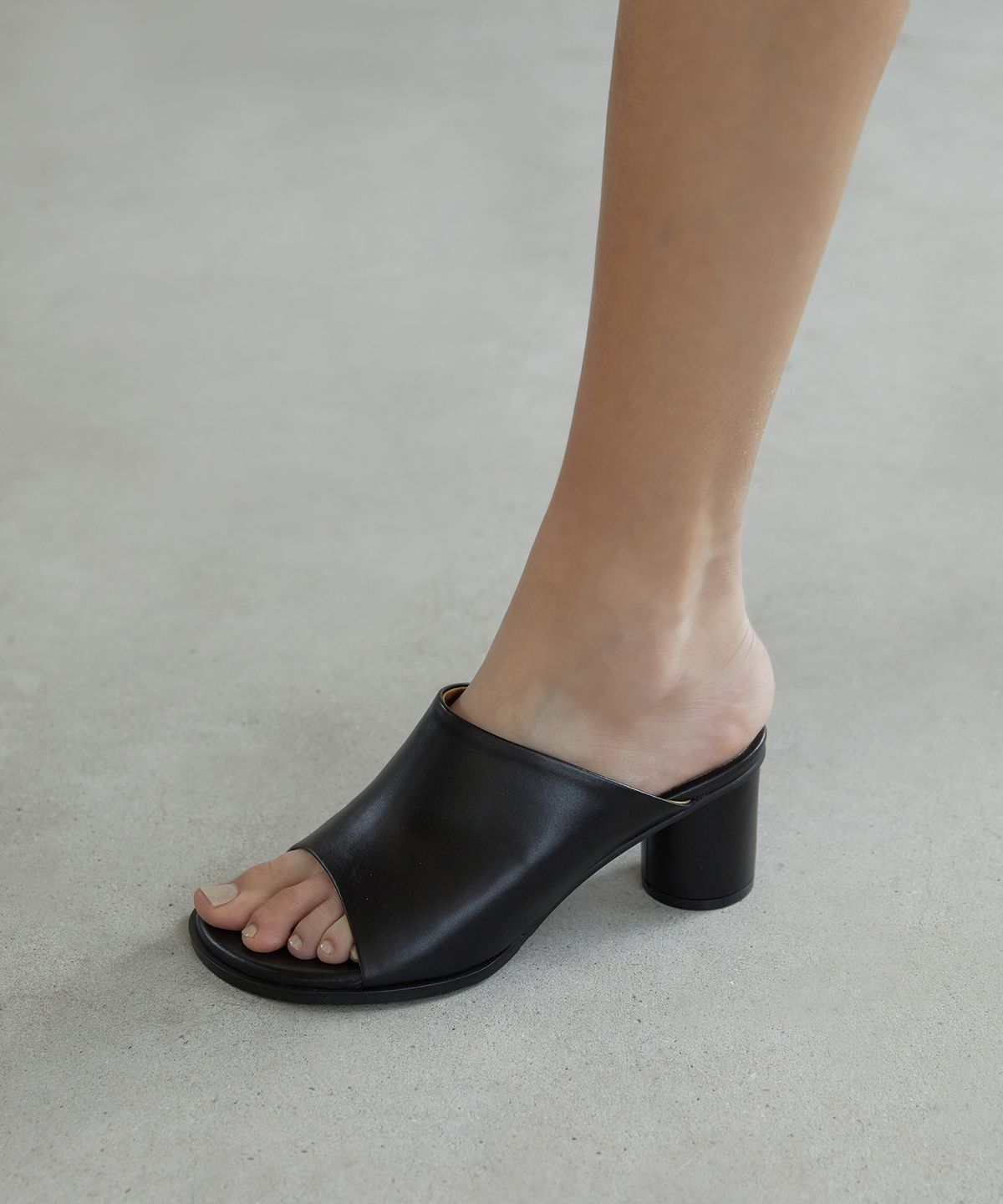 키에레이(CHIELEI) ROOMY SANDAL - PLAIN [C3S15 BK]