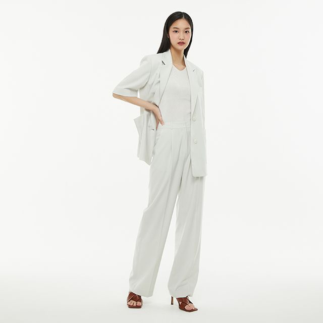 MUSINSA | LAP One Pleat Straight Fit Pants AP2WP461